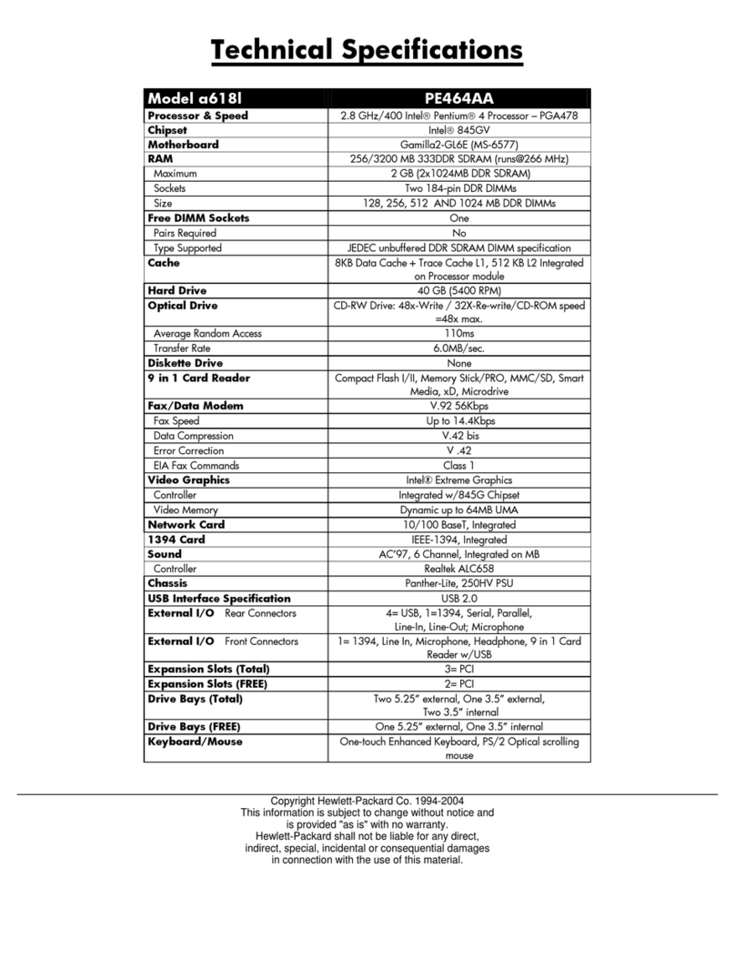 HP VH677UA#ABA - Pavilion Dv6-1244sb... User manual