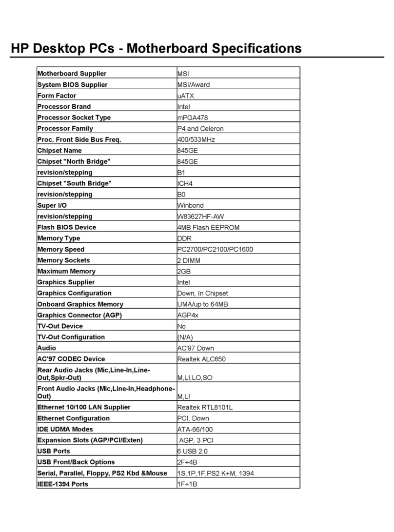 HP 742n - Pavilion - 512 MB RAM Manual