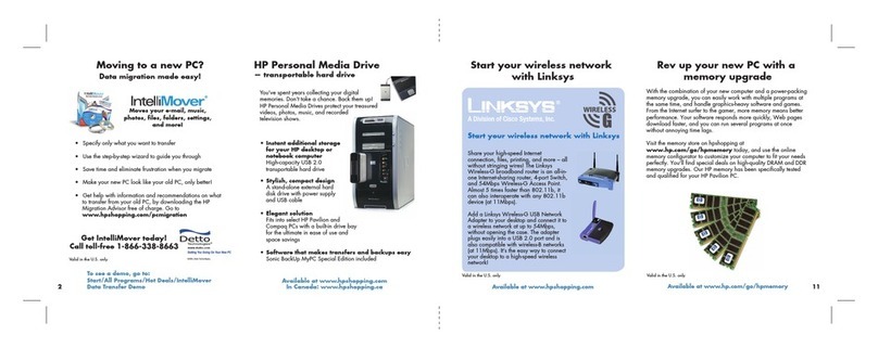 HP Pavilion d4000 - Desktop PC supplementary guide HP Pavilion d4000 - Desktop PC supplementary guide