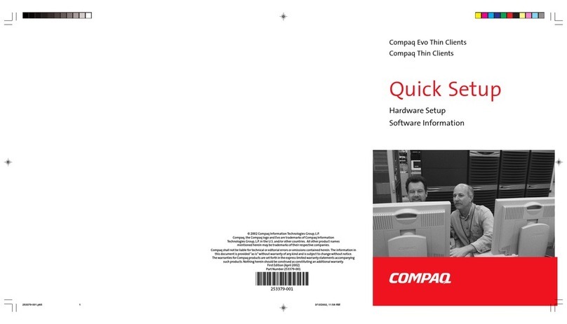HP Compaq t1010 Specification sheet