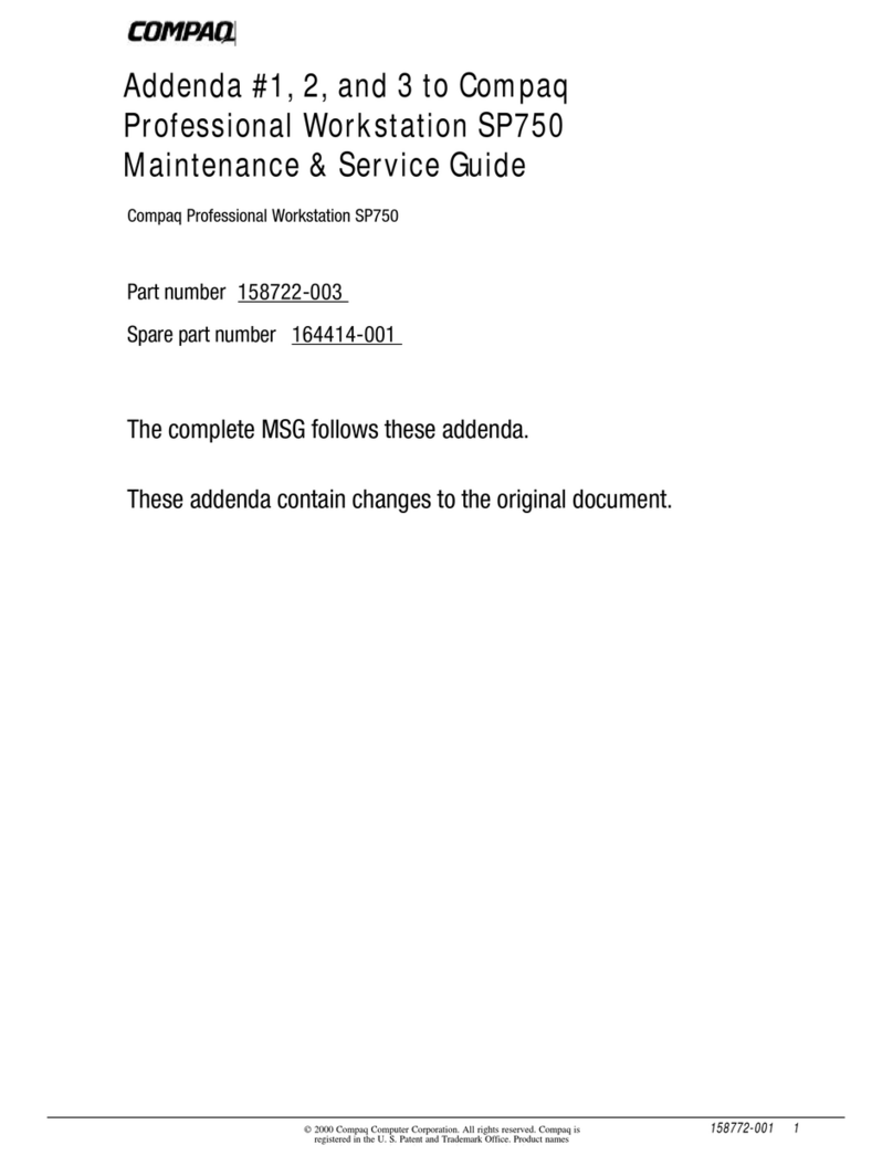 HP Compaq SP750 Manual HP Compaq SP750 Manual