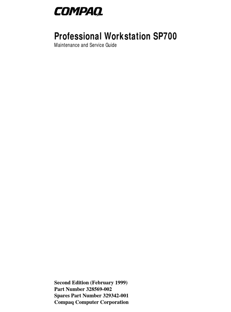 HP Compaq SP700 Manual