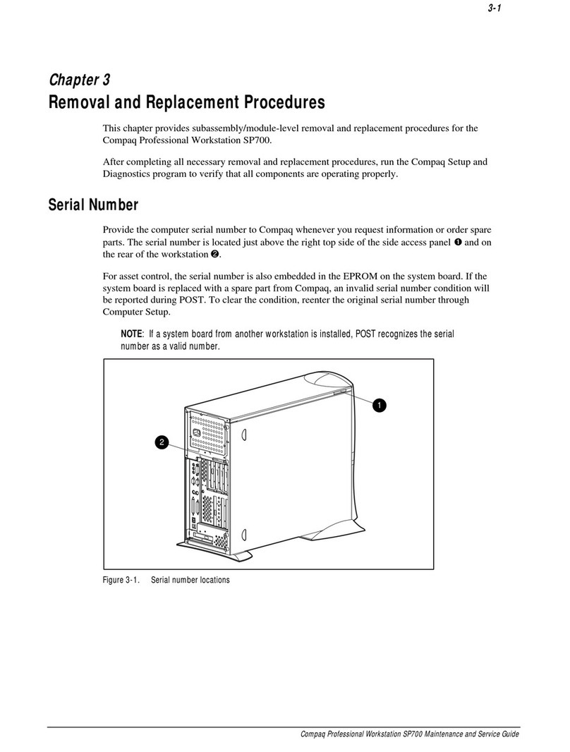 HP Compaq SP700 User manual