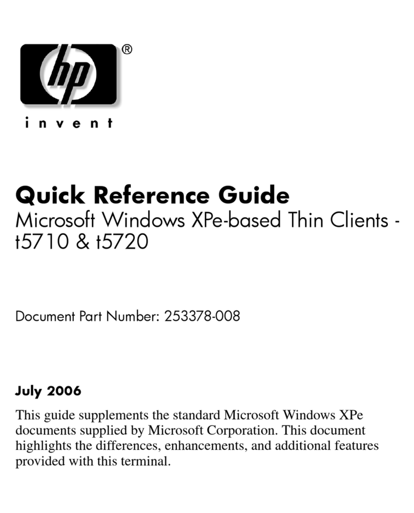 HP Compaq t5710 User manual