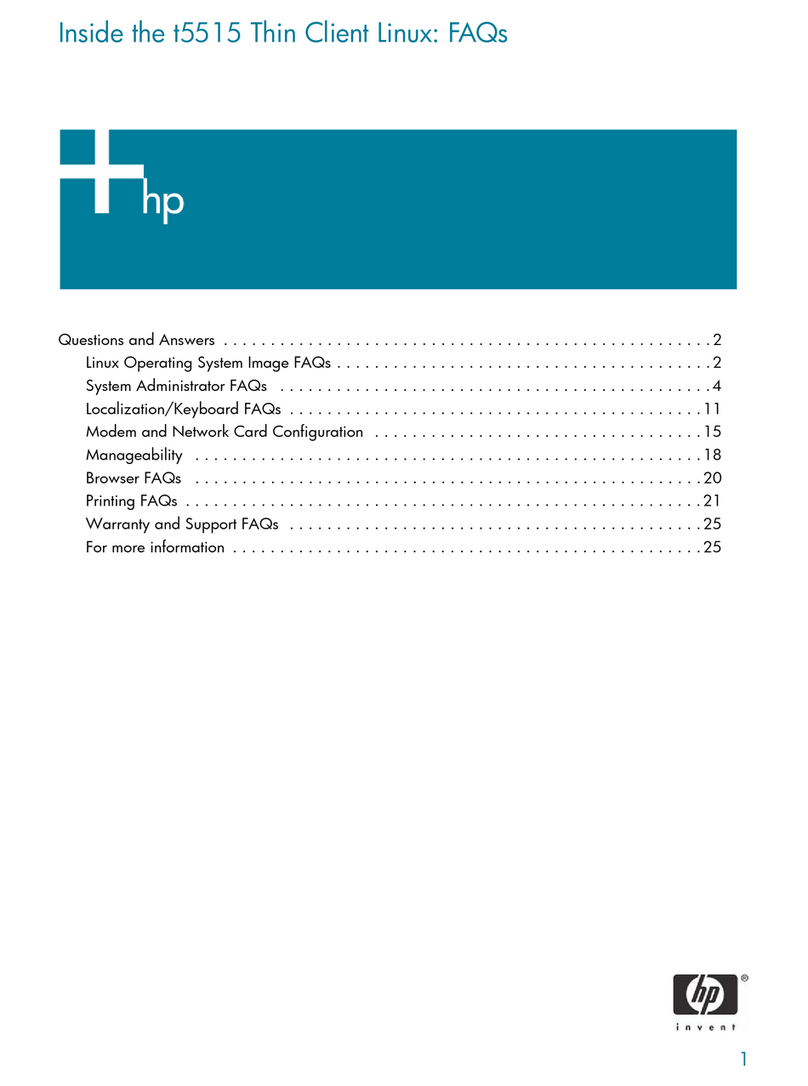 HP Compaq t5515 Instruction Manual