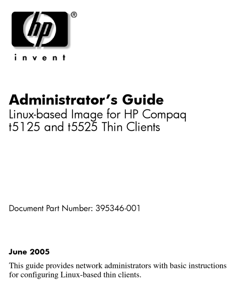 HP T5125 - Compaq Thin Client Service manual HP T5125 - Compaq Thin Client Service manual