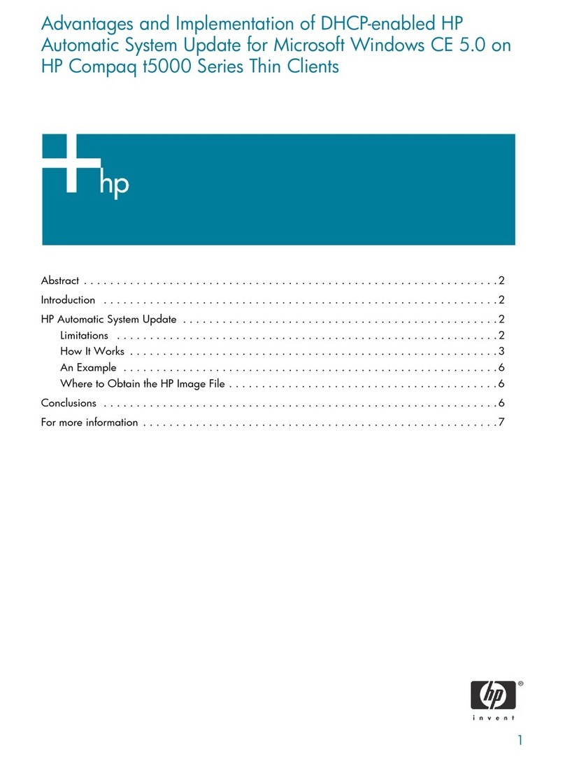 HP T5125 - Compaq Thin Client Reference manual