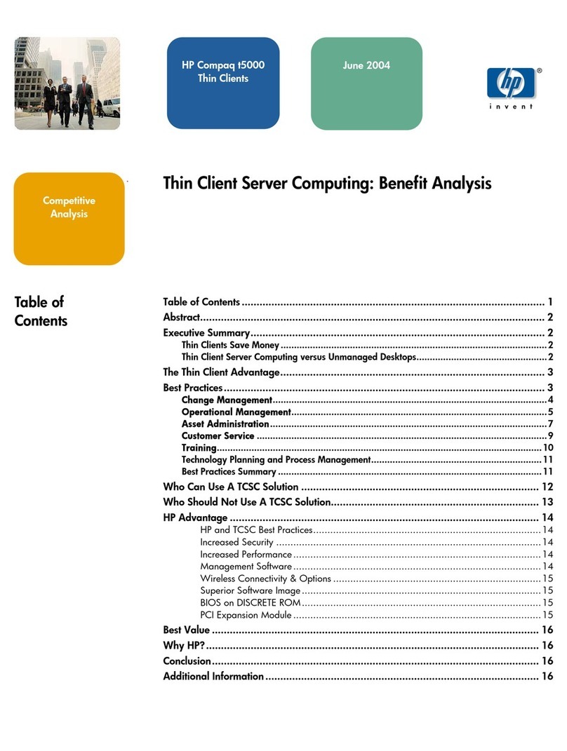 HP T5125 - Compaq Thin Client Manual