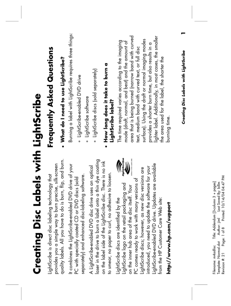 HP Compaq Presario supplementary guide