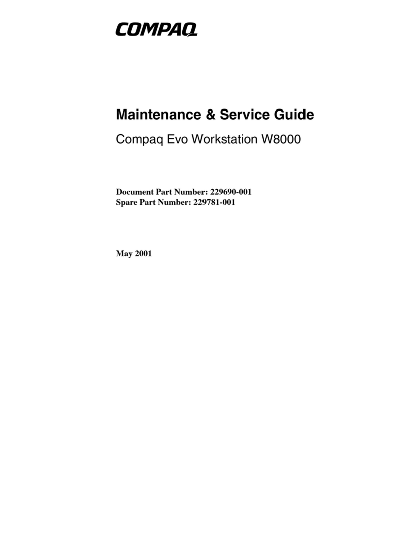 Compaq Evo W8000 Manual