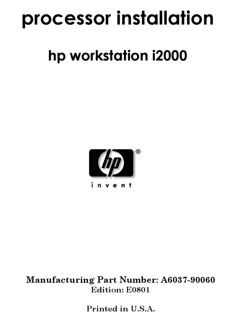HP i2000 Hardware installation
