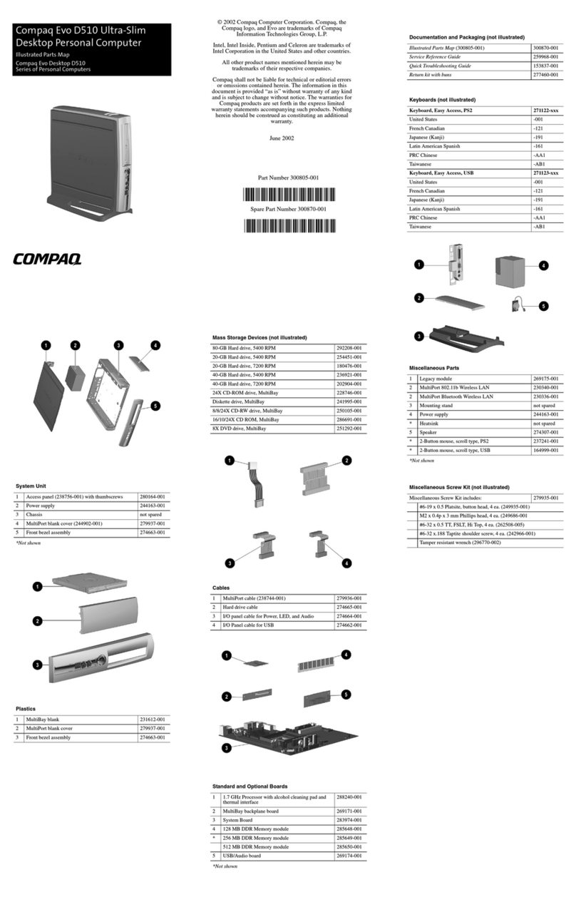 Compaq Evo D510 USDT Manual