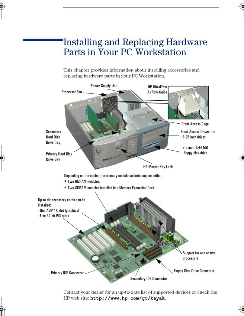 HP KAYAK XM600 Parts list manual