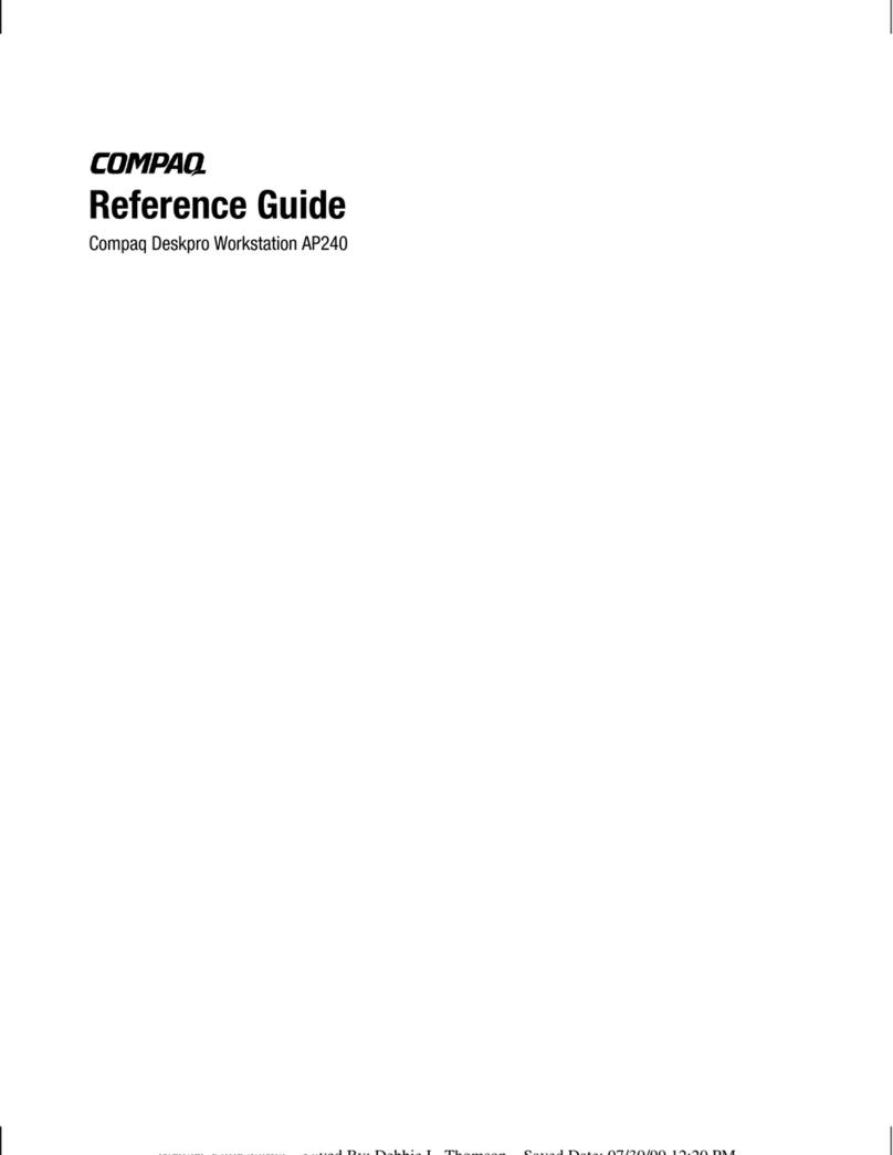 Compaq Deskpro AP240 User manual Compaq Deskpro AP240 User manual