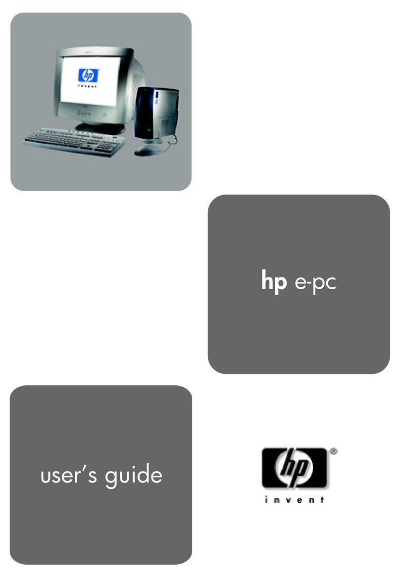 HP E-PC C10 User manual