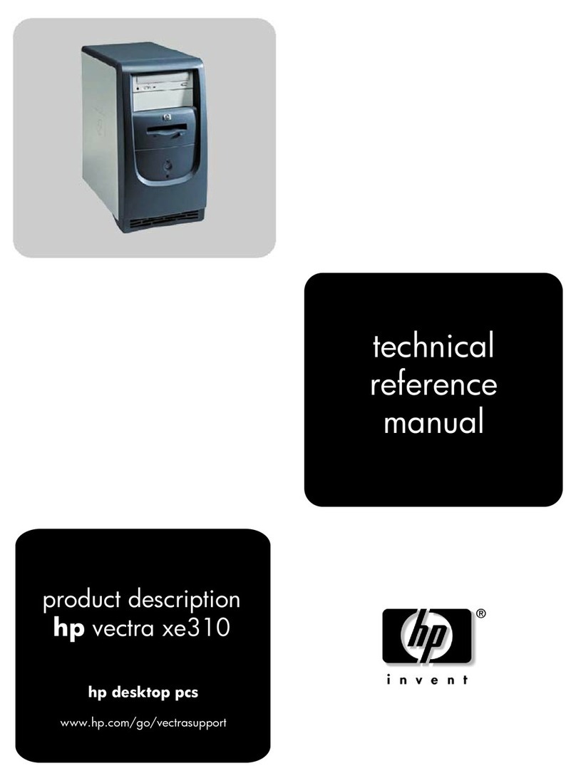 HP Vectra XE310 Technical reference manual