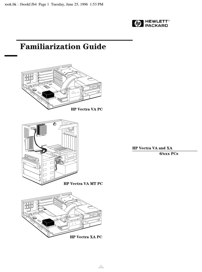 HP Vectra XA 6 Series Manual