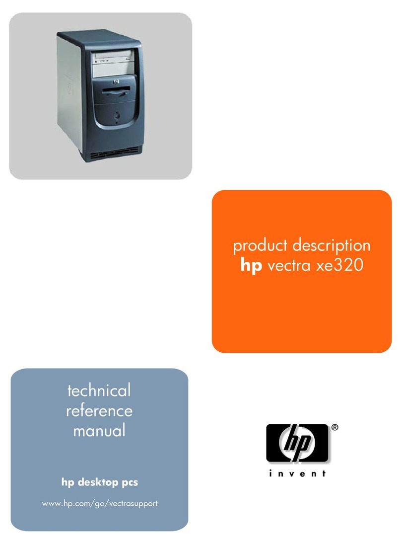 HP Vectra XE320 Product manual