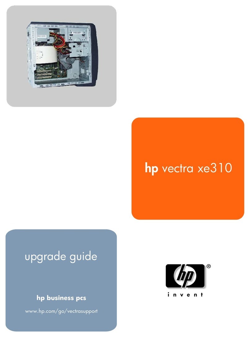HP Vectra XE310 Installation and operation manual HP Vectra XE310 Installation and operation manual