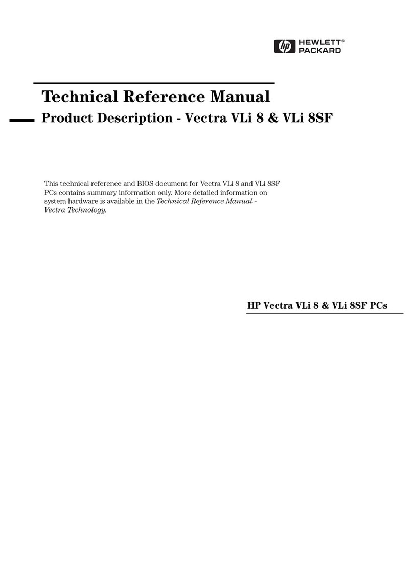 HP Vectra VLi 8 Product manual