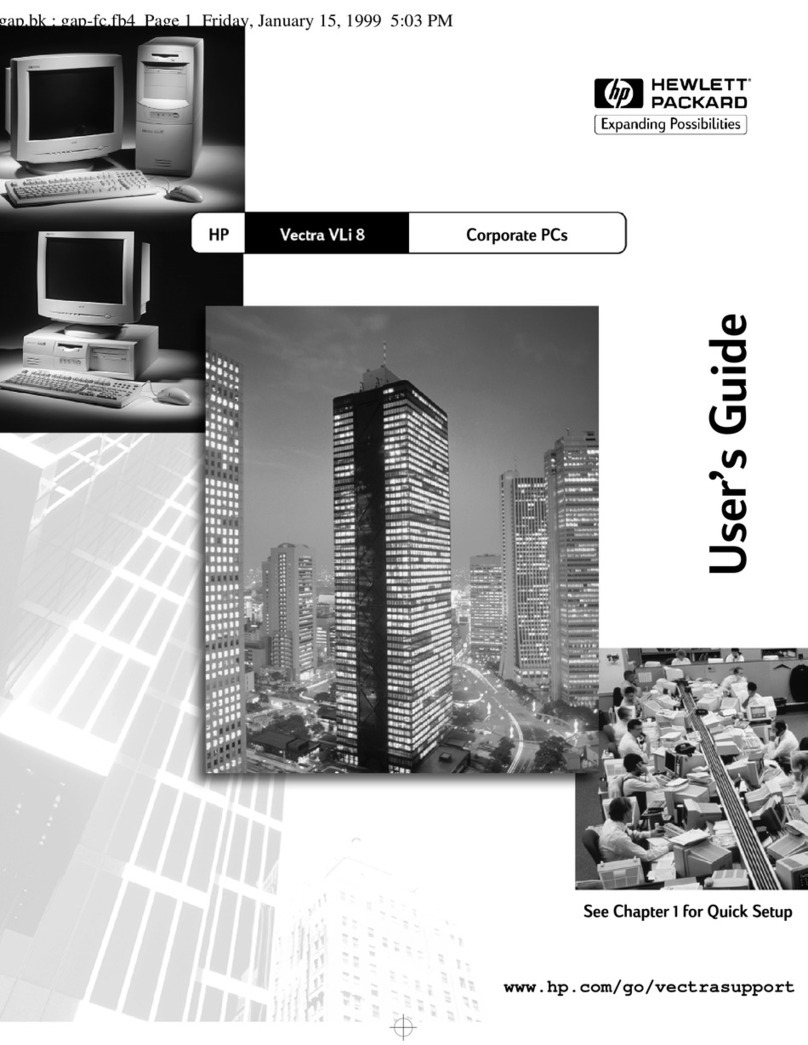 HP Vectra VLi 8 User manual