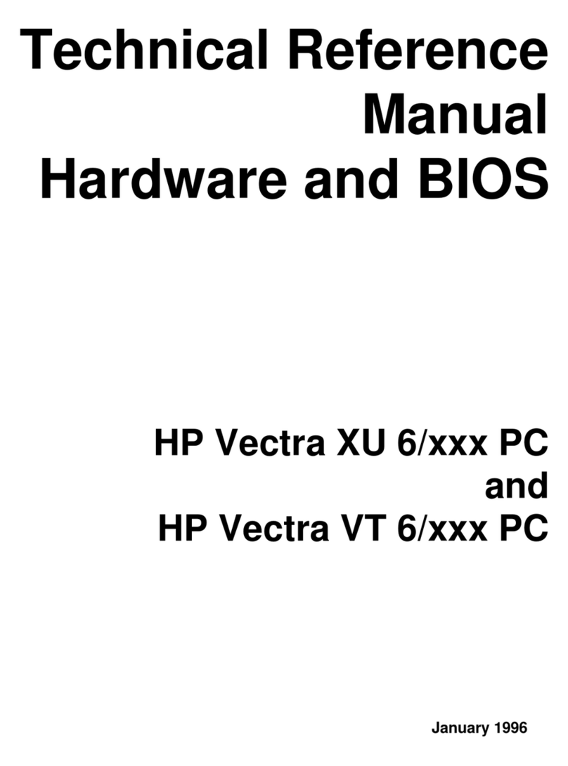 HP Vectra VT6 Product manual