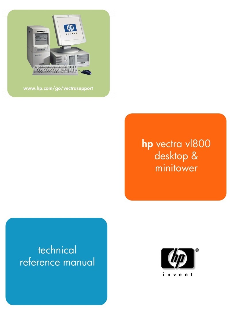 HP Vectra VL800 Product manual HP Vectra VL800 Product manual