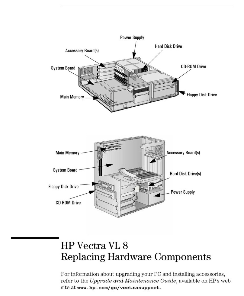 HP Vectra VL6 8 Installation instructions