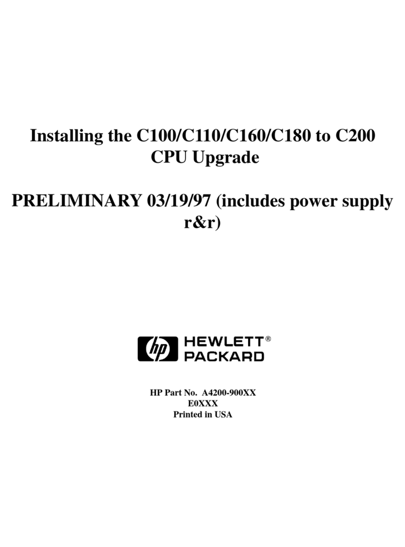 HP Visualize c100 User manual