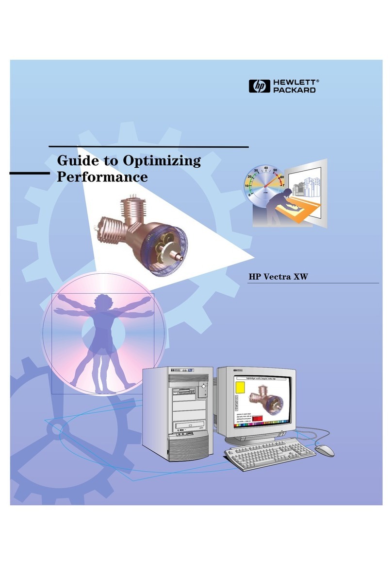 HP VECTRA XW User manual