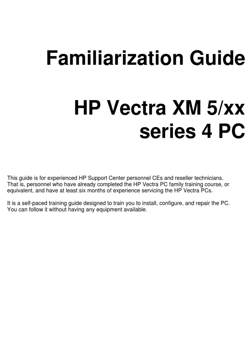 HP Vectra XM5 4 Manual