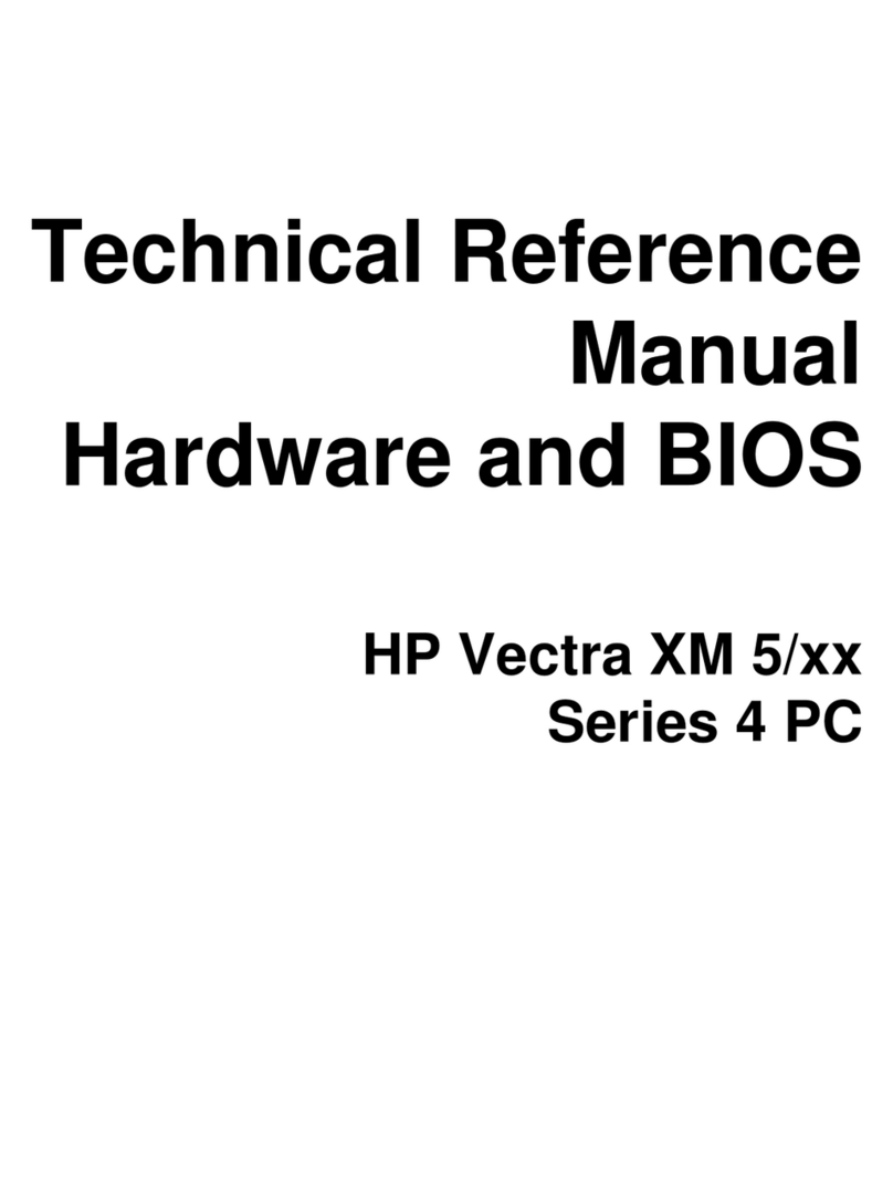 HP Vectra XM5 4 Product manual