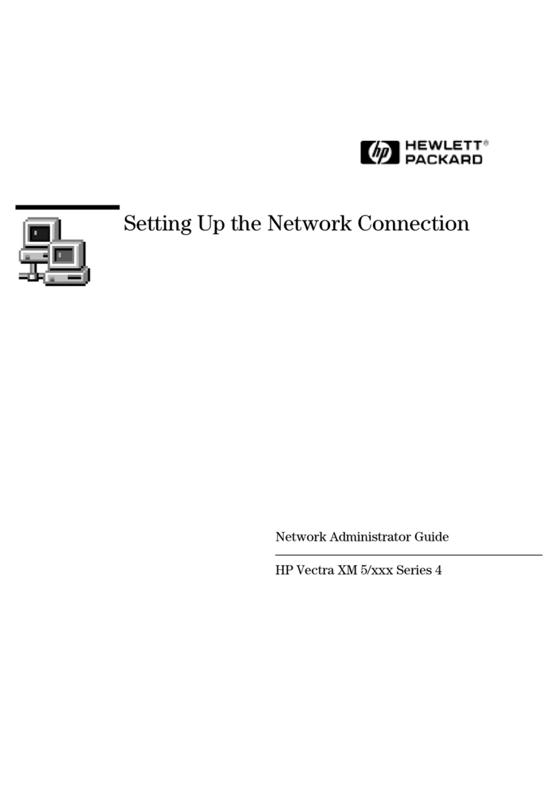 HP Vectra XM5 4 Installation and maintenance instructions