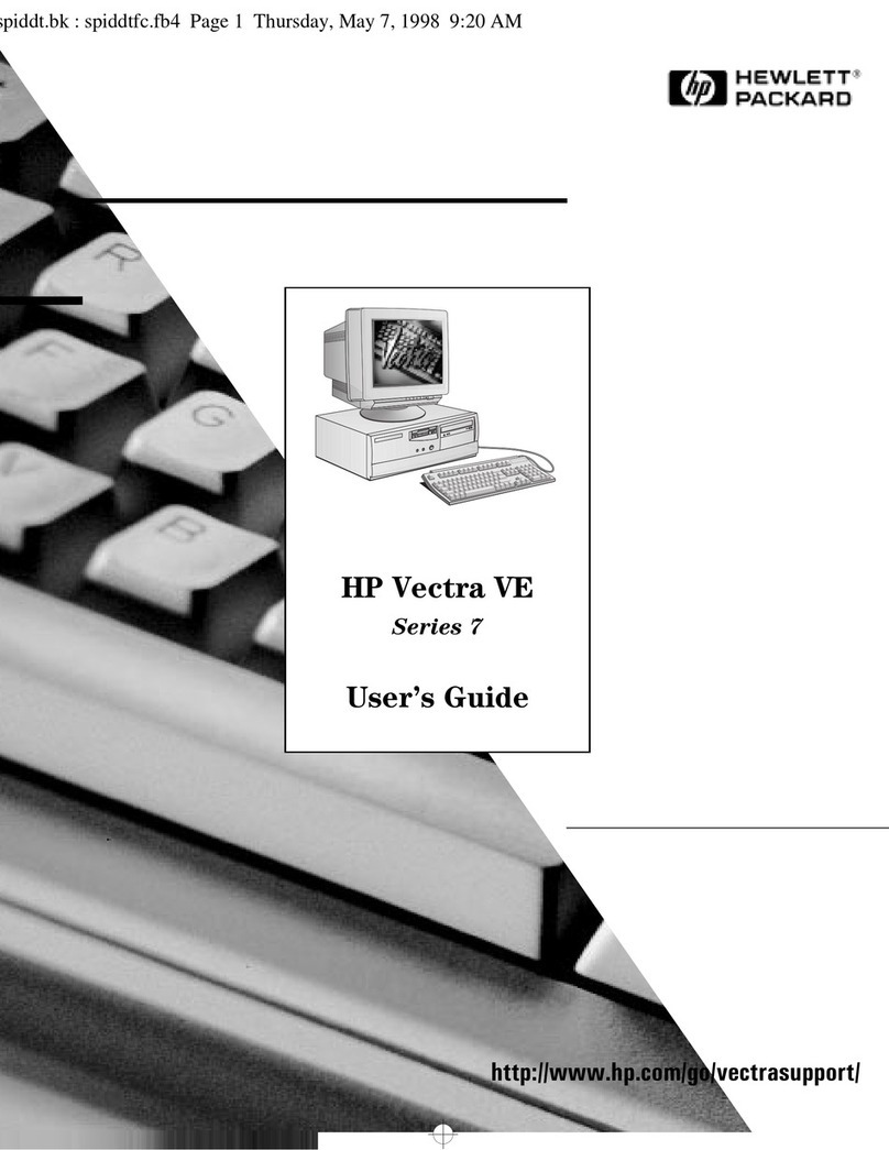 HP Vectra VEC 7 User manual HP Vectra VEC 7 User manual