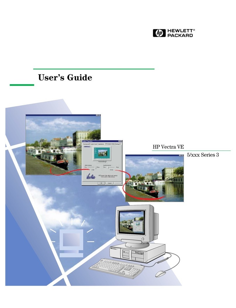 HP Vectra VE5 3 User manual