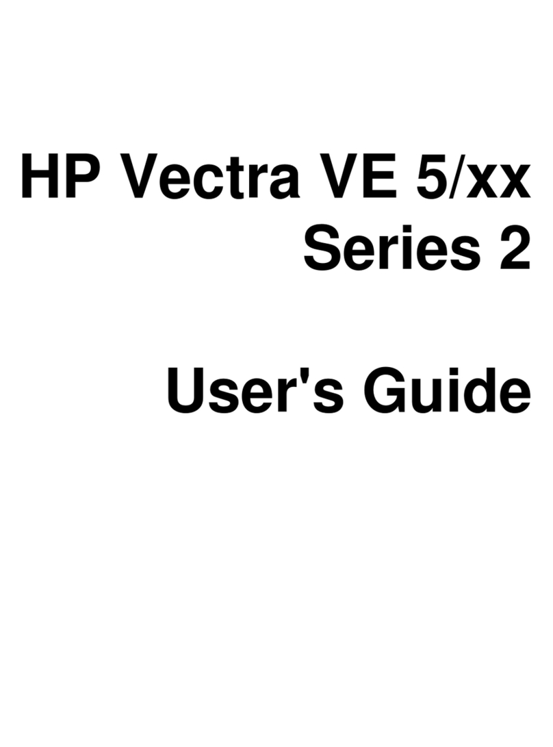HP Vectra VE5 2 User manual