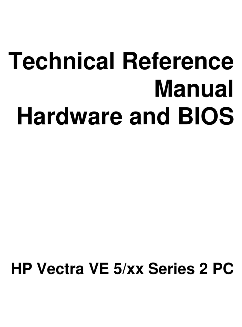 HP Vectra VE5 2 Technical reference manual