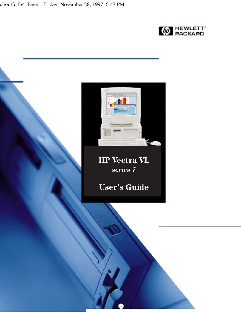 HP Vectra VL6 7 User manual HP Vectra VL6 7 User manual