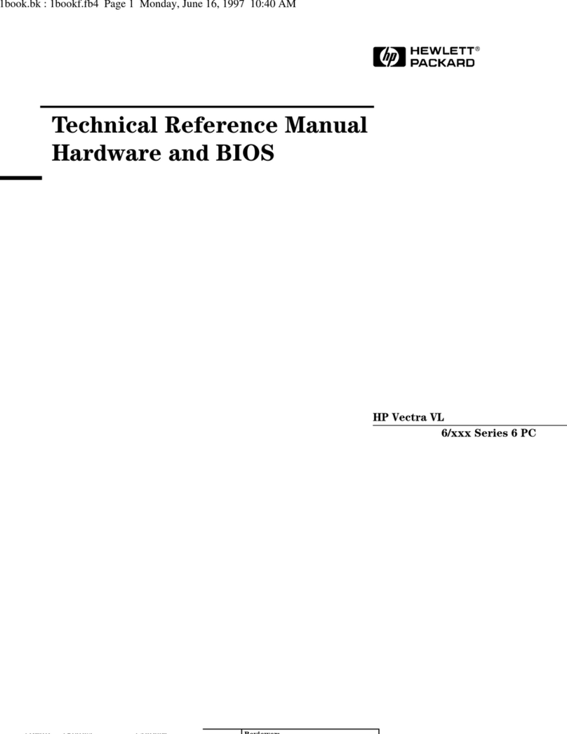 HP Vectra VL6 6 Product manual