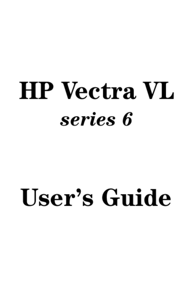 HP Vectra VL6 6 User manual
