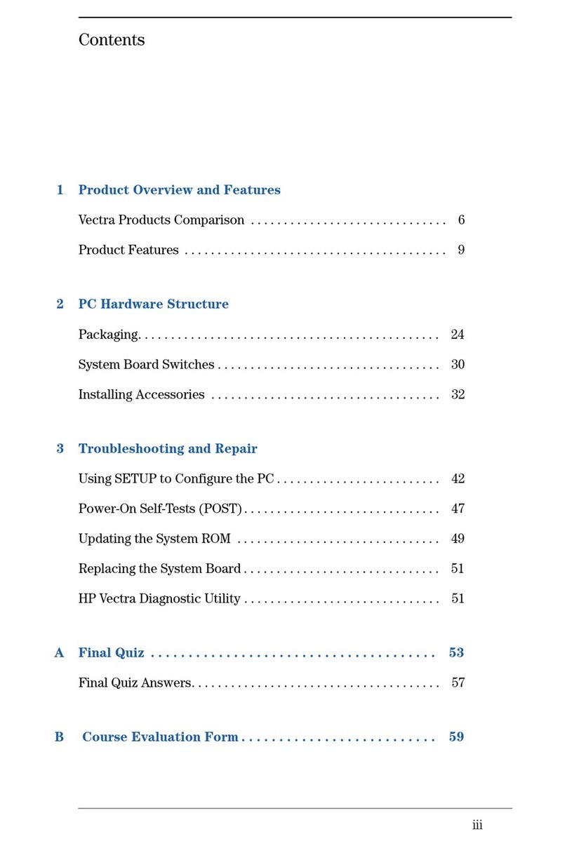 HP Vectra VL5 4 Manual