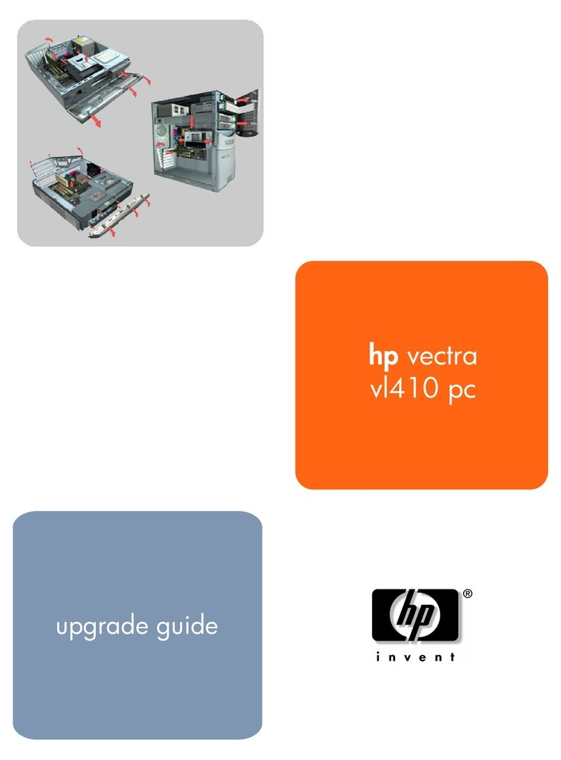 HP Vectra VL410 Installation and operation manual