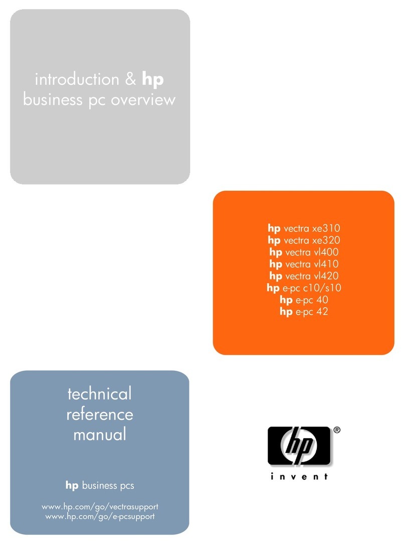 HP Vectra VL400 Product manual