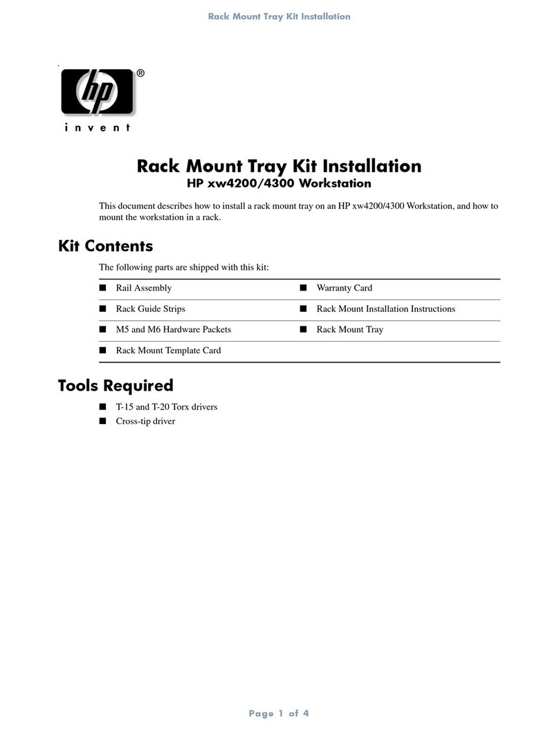 HP Xw4300 - Workstation - 2 GB RAM User manual
