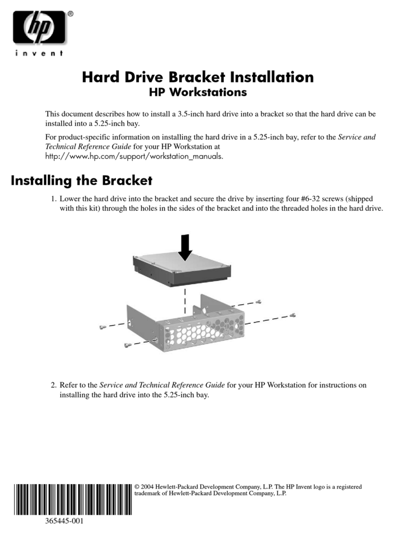 HP Xw4200 - Workstation - 1 GB RAM User manual