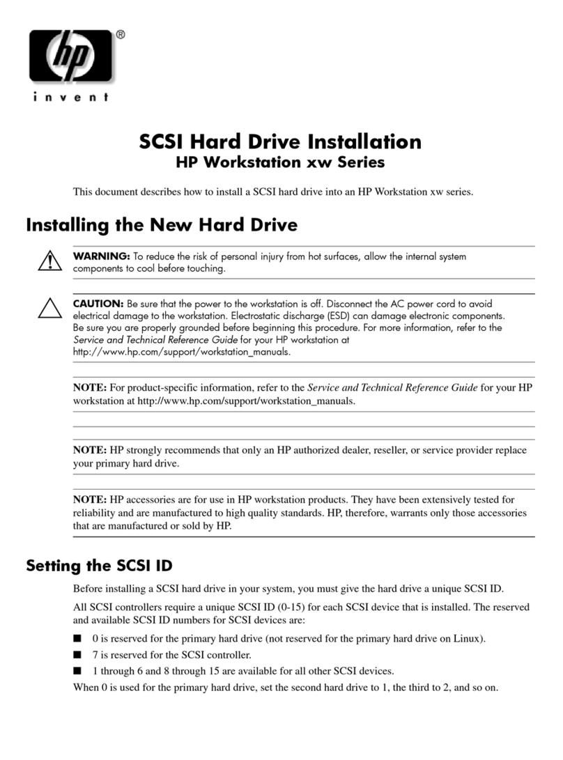 HP Workstation xw8000 Hardware installation guide HP Workstation xw8000 Hardware installation guide