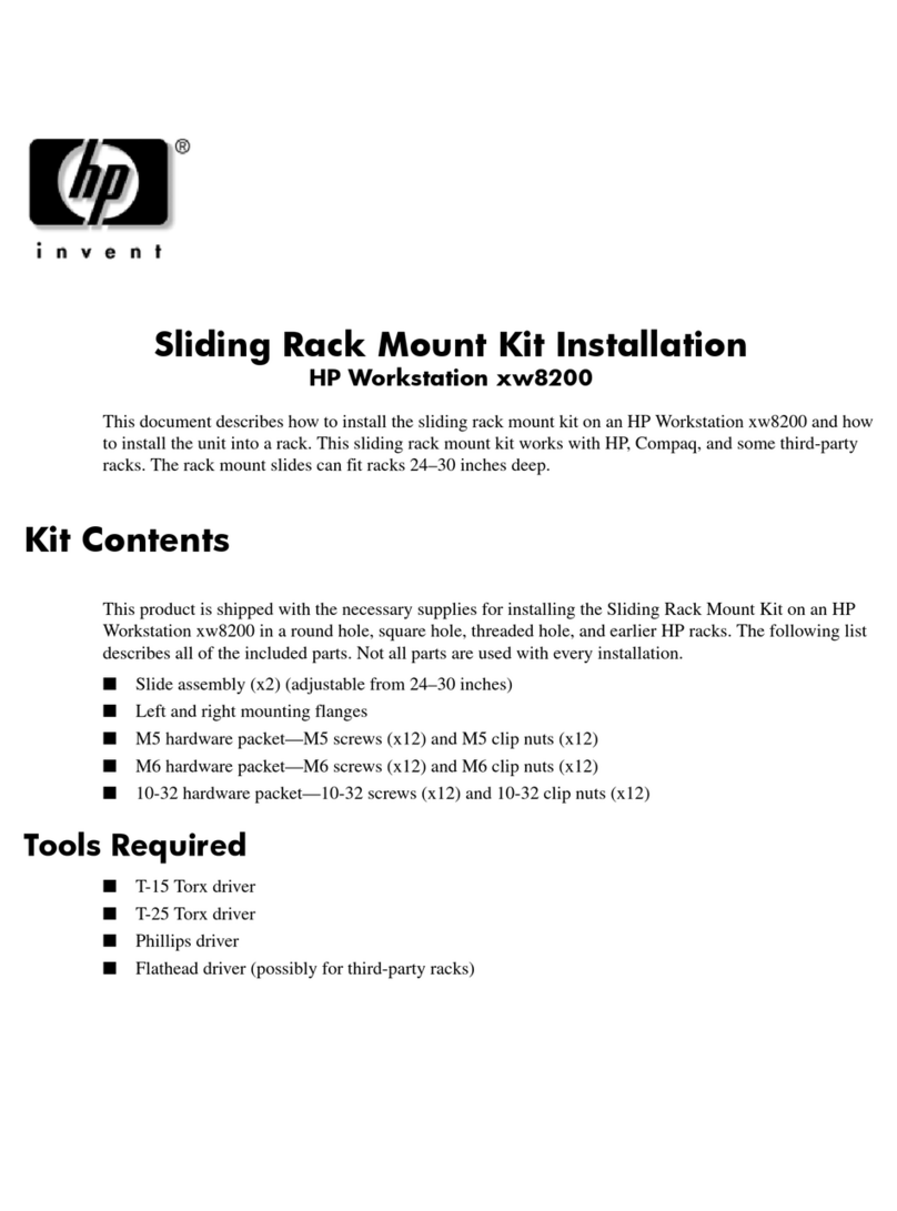 HP Xw8200 - Workstation - 1 GB RAM User manual