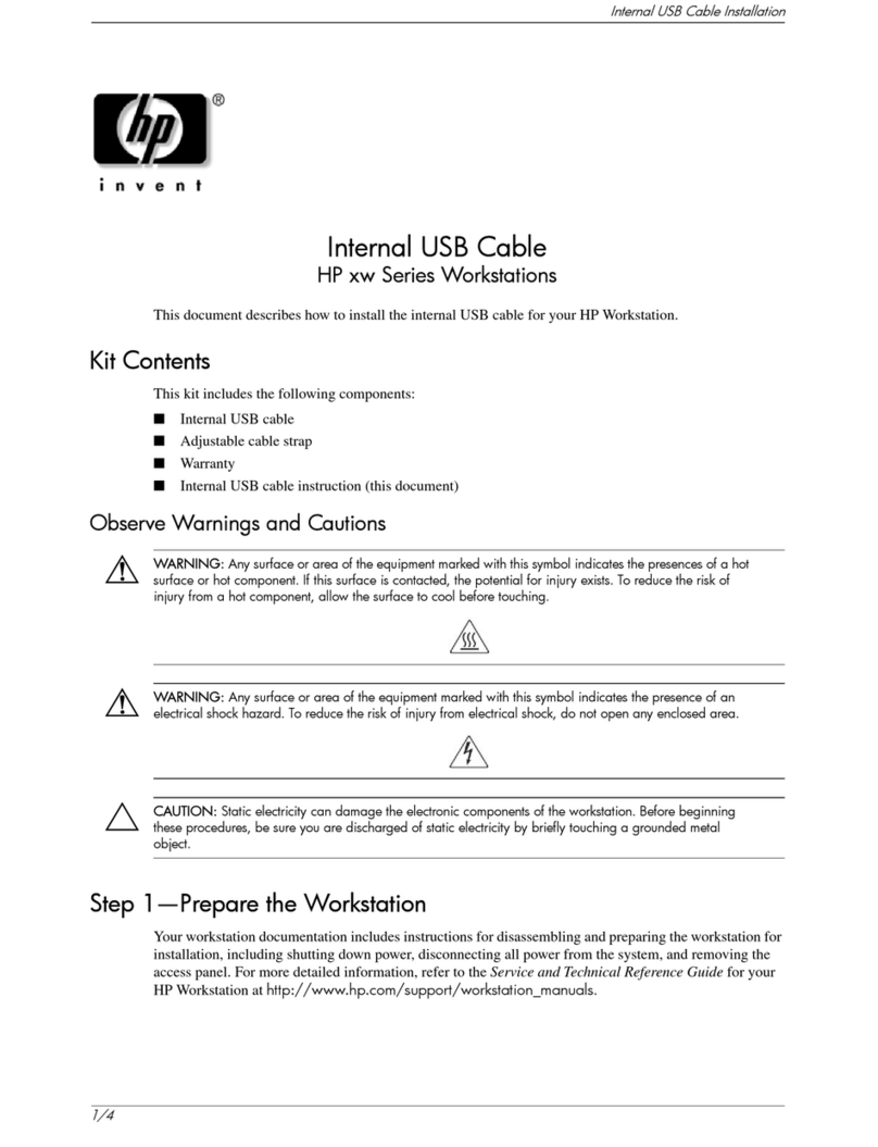 HP Xw6400 - Workstation - 4 GB RAM User manual HP Xw6400 - Workstation - 4 GB RAM User manual