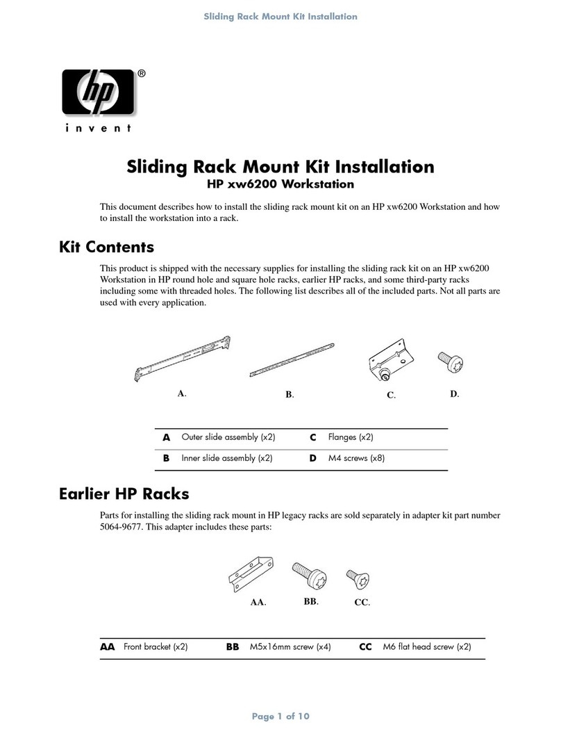 HP Xw6200 - Workstation - 2 GB RAM User manual