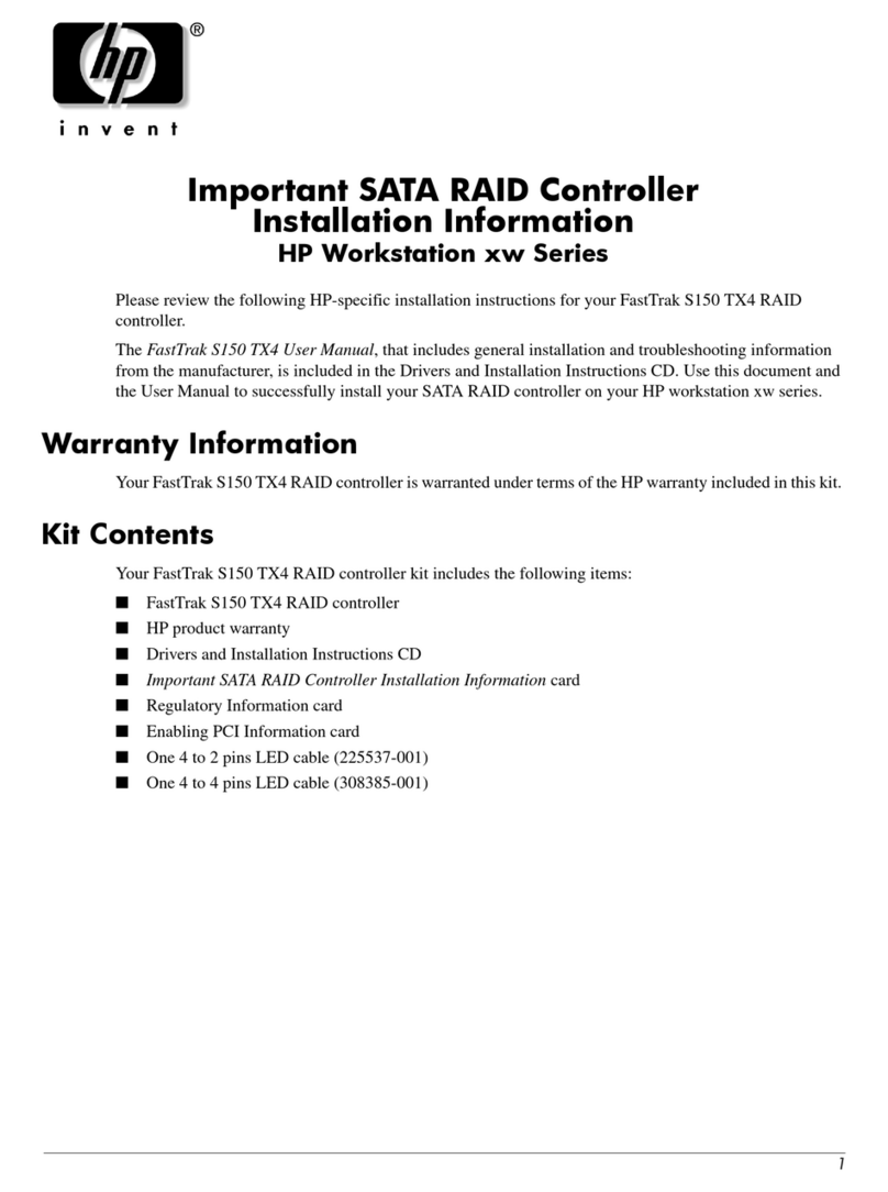 HP Workstation xw8000 Service manual